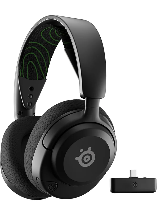 Premium Wireless Gaming Headset with 40mm Neodymium Drivers and 360 Spatial Audio (Black, One Size) i24n2