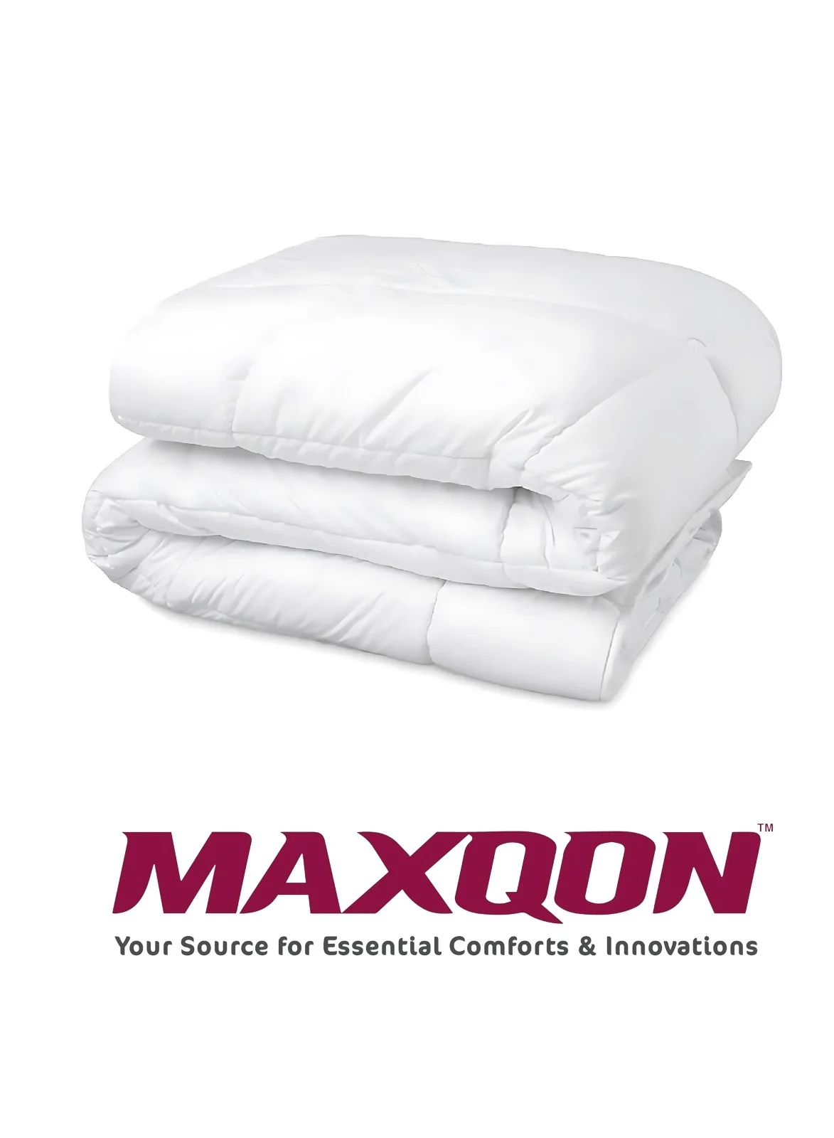 MAXQON Premium Microfiber Duvet Insert (White, Queen Size) s7irc