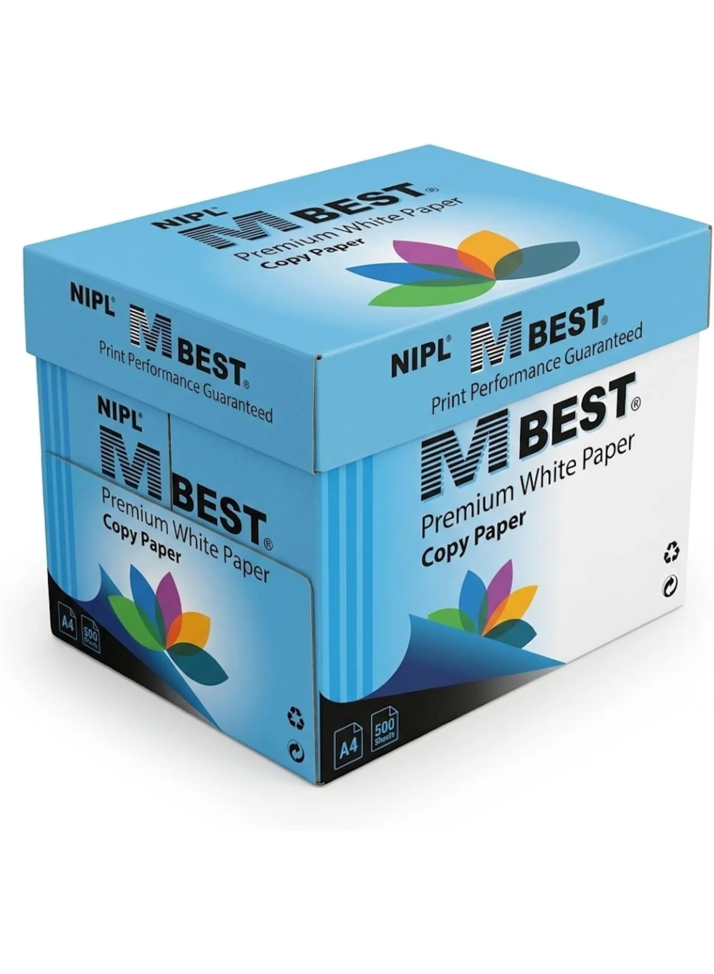 MBEST A4 Printer Paper (High Brightness, 5 Reams, 210mm x 297mm) Premium Copier Paper for Office and Home Use grcfb