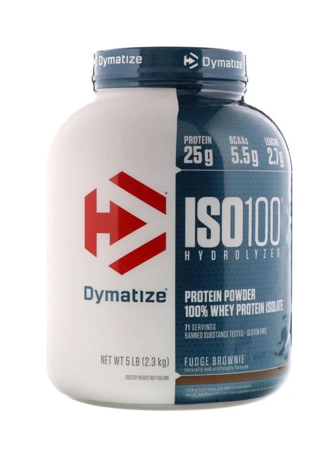 Dymatize ISO 100 Hydrolyzed Protein Powder (Fudge Brownie, 2.27 kg) pm1fr