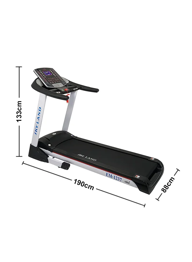 Sky Land Professional AC Motor Treadmill with Automatic Incline and MP3 Audio System (190 x 88 x 133 cm) f5nji