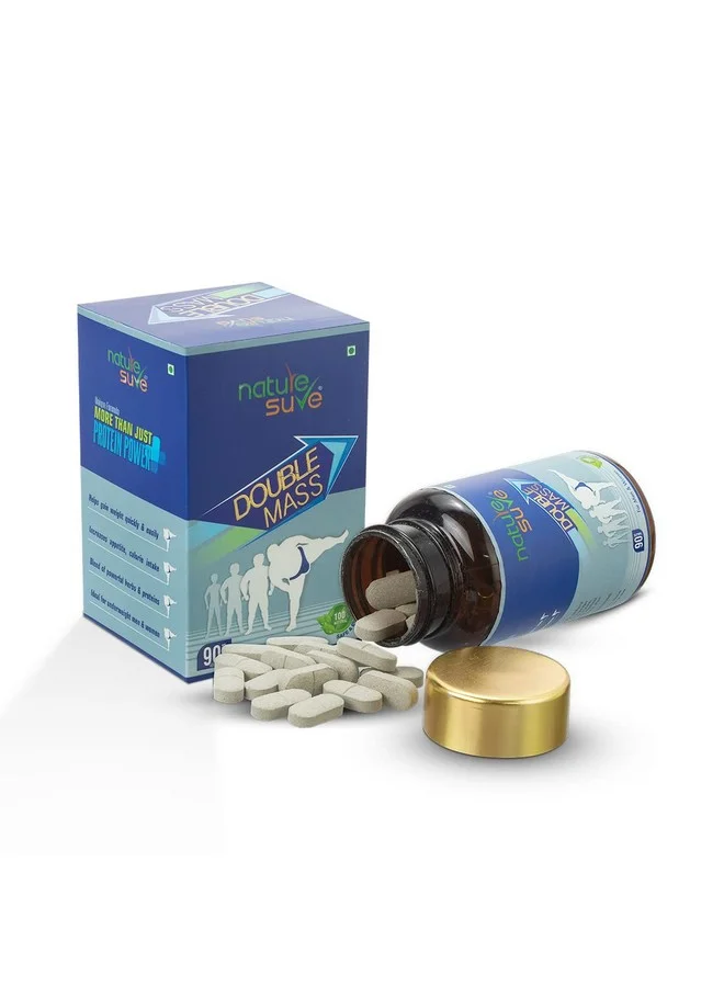 Premium Herbal Mass Gain Supplement for Men and Women (90 Tablets) mzg54