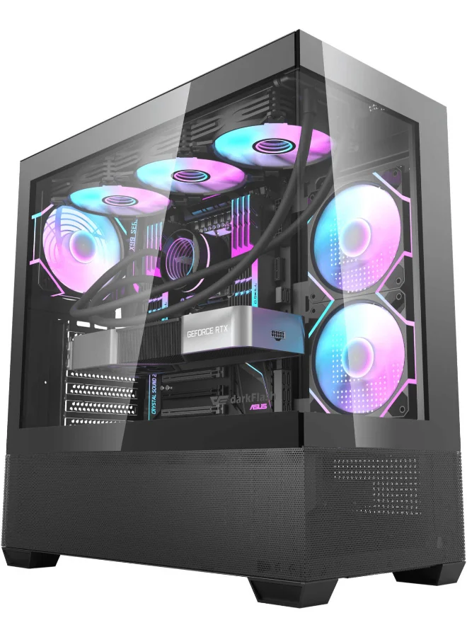 BOLT Premium Gaming Desktop PC (Intel Core i5-12400F, 16GB RAM, 500GB SSD, RTX 4060 8GB, Windows 11 Pro, Black) mi0pk