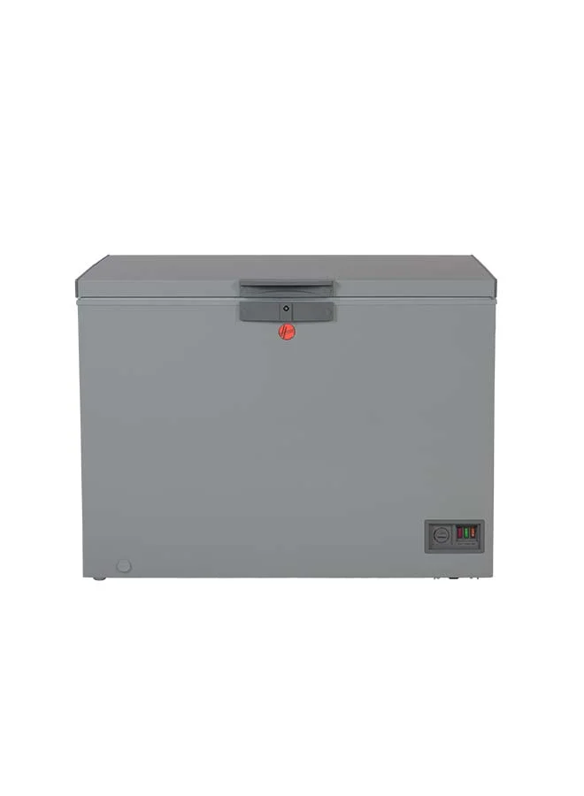 HOOVER Chest Freezer Single Door Low Frost Cooling System (Grey, 393 L) jjh5e