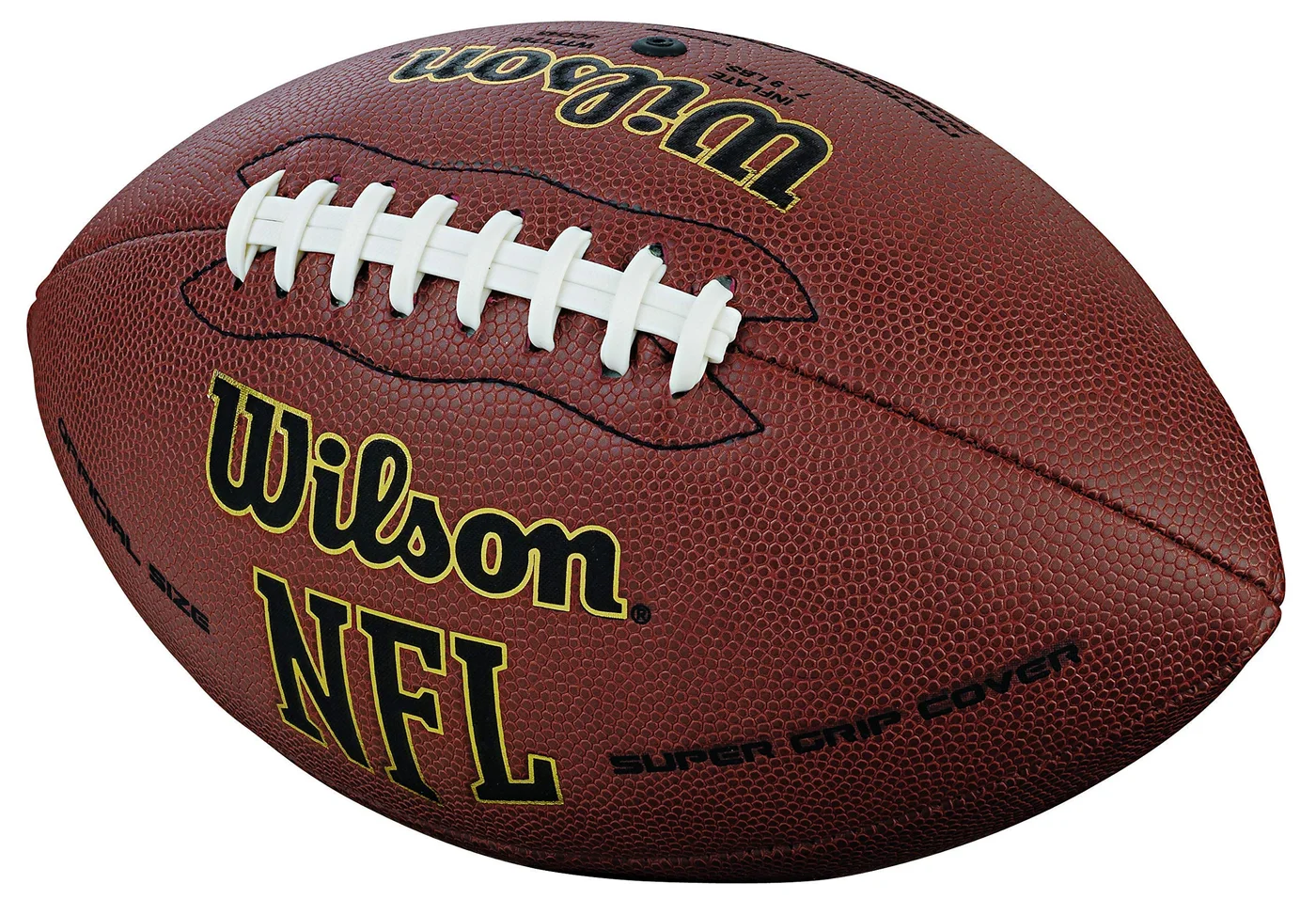 Premium Composite Leather Football (Junior Size, Brown) - Durable Grip for Training and Recreational Play rmb6z
