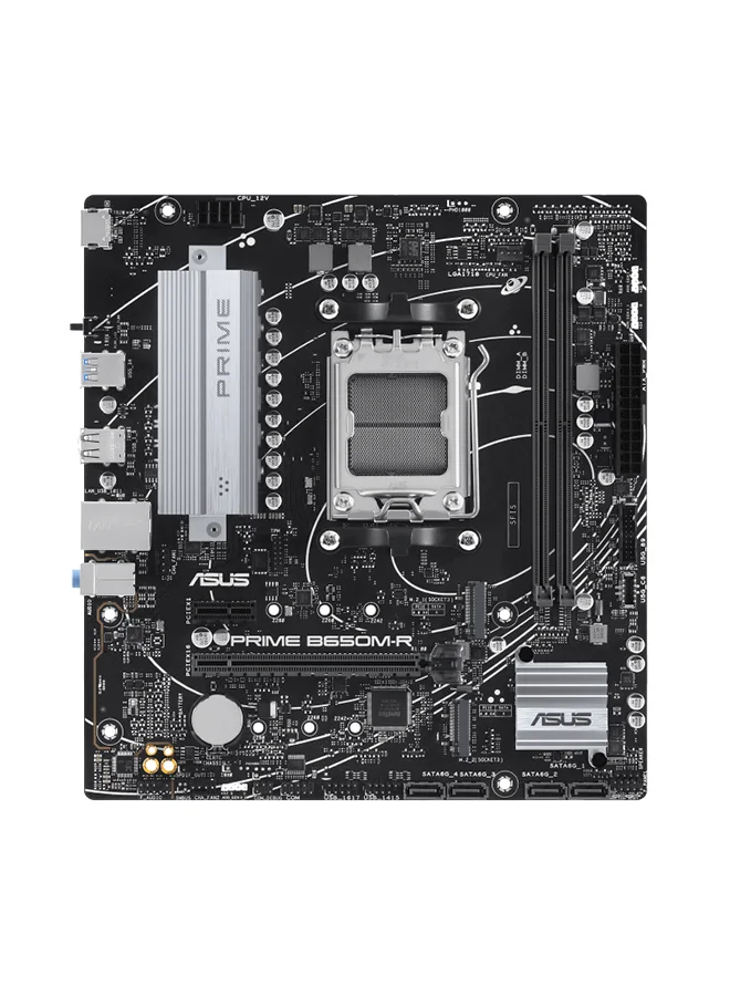 Premium Micro-ATX Motherboard B650 Chipset DDR5 Support PCIe 4.0 High-Speed Connectivity (Silver) oi7jq