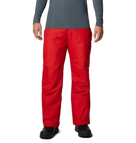 Premium Waterproof Insulated Snow Pants for Men (Red, Medium) wp6sw
