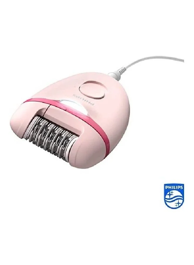 Professional Corded Epilator Hair Removal System with 5 Attachments (Pink, 1 Unit) marcy