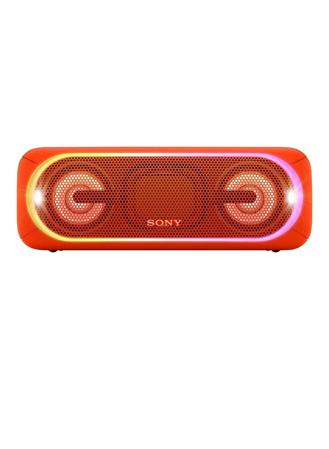 Premium Portable Wireless Bluetooth Speaker High-Fidelity Sound Compact Design (Red) fyqhw