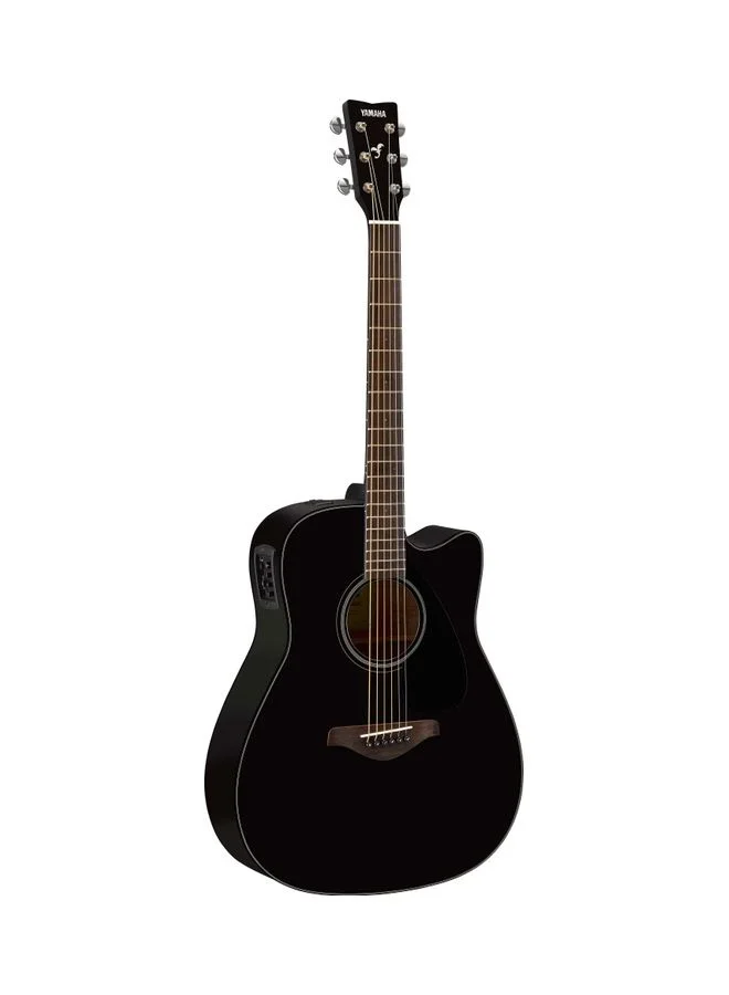 Premium Acoustic Electric Guitar 6-String Wood Instrument for Professional Musicians and Beginners (Natural Wood, Full Size) 0ciku