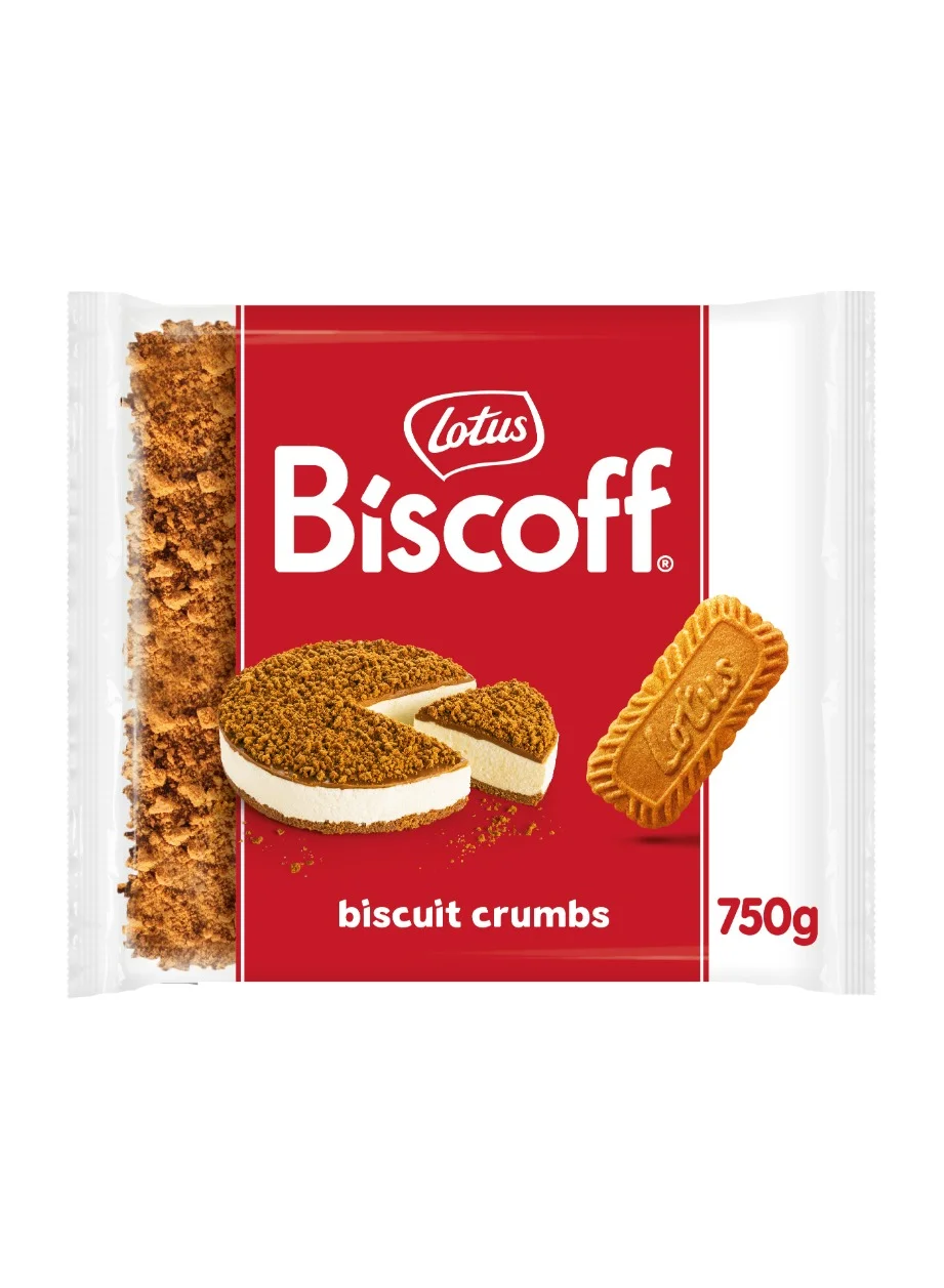 Premium Crushed Caramelized Biscuit Crumbs (Vegan-Friendly, 750g) 3eiln