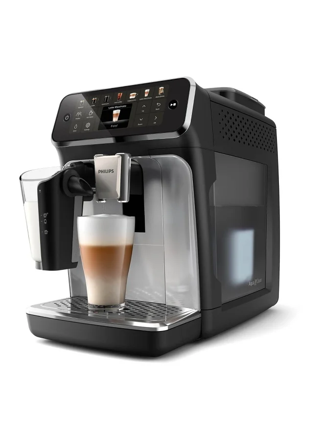 Professional Fully Automatic Espresso Machine, 12 Hot & Iced Coffee Recipes, 1.8 L Capacity, 1500 W (Black) b71ok