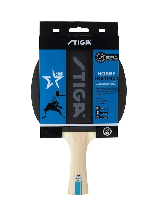 Hobby Instinct Table Tennis Bat Professional Grade Racket for Indoor and Outdoor Recreational Play iepdp