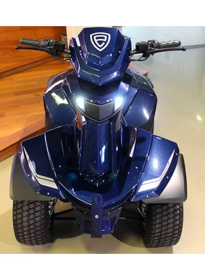 ELLWEE 1 Seater Resort Electric Scooter Premium Mobility Vehicle (Deep Blue Metallic, 1 Unit) wybqr