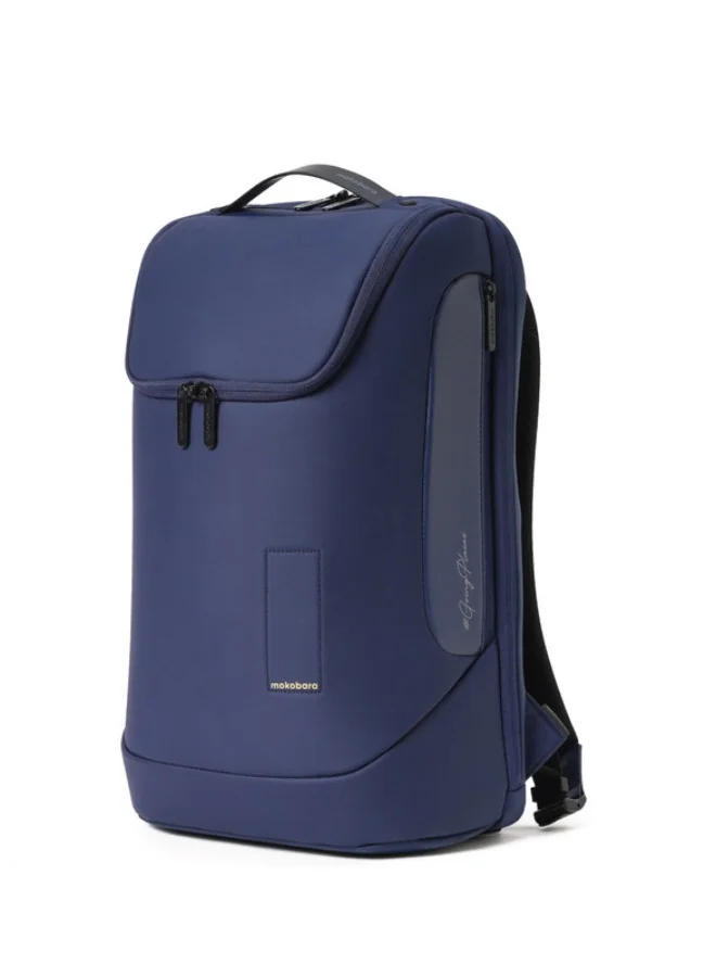 Premium Transit Laptop Backpack 30L with 180-Degree Clamshell Opening and Luggage Sleeve (Blue, 30L) 5nfpi