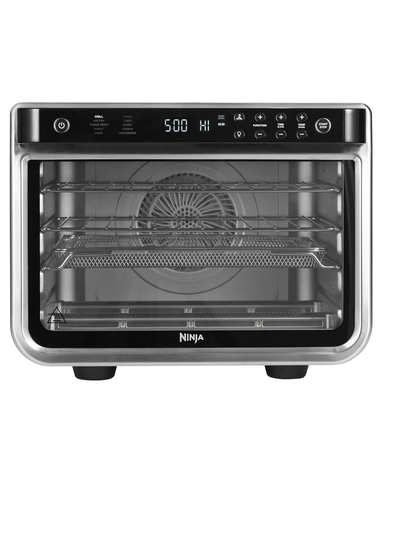Premium 10-in-1 Multifunction Countertop Oven, High-Speed Air Fryer and Toaster, 2400W Professional Kitchen Appliance (Silver, 43.5 cm) fkyc2