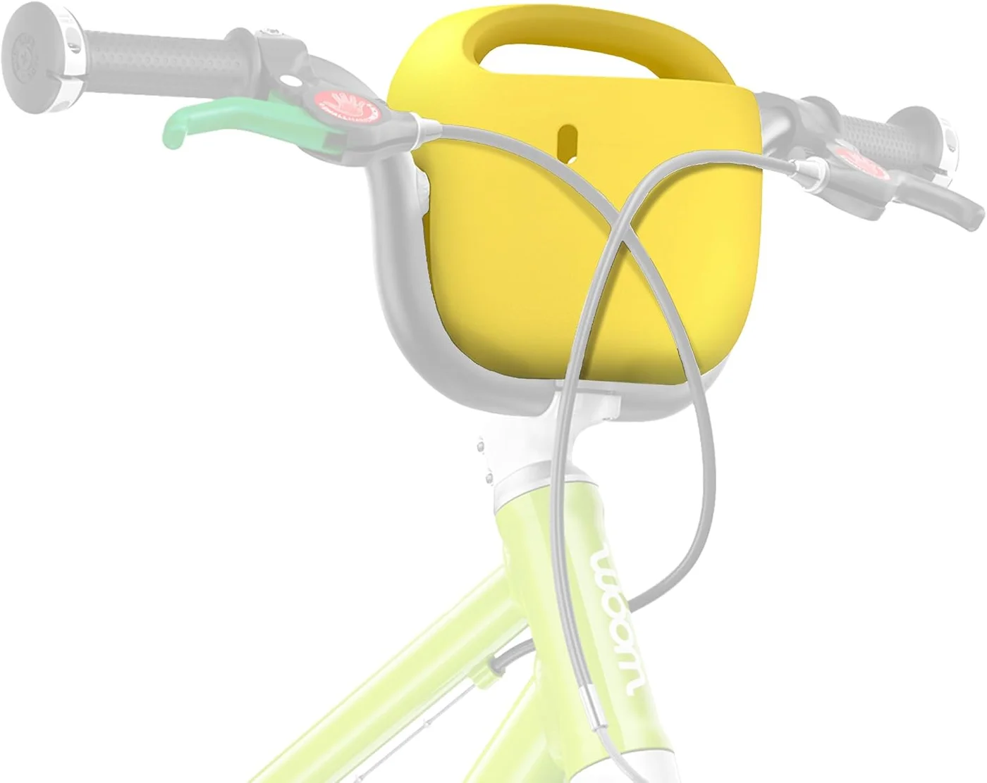 Premium Kids Bike Handlebar Basket Lightweight EVA Storage Accessory (Banana Yellow, One Size) 0nf8o