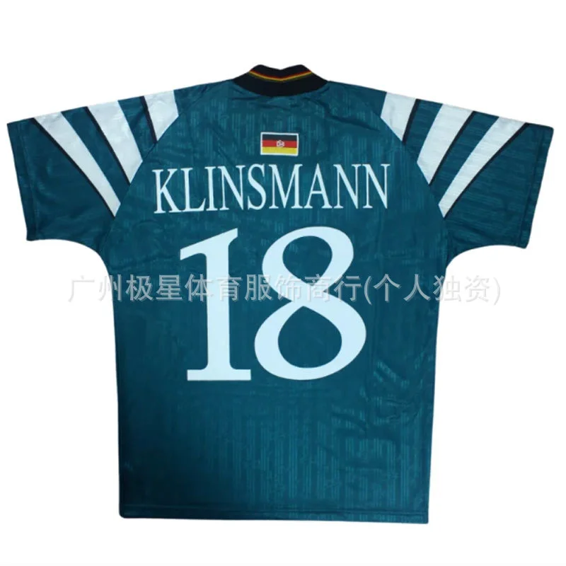 Retro 1990 Football Jersey Set Professional Training Sportswear for Men (White, Large) dvmsk