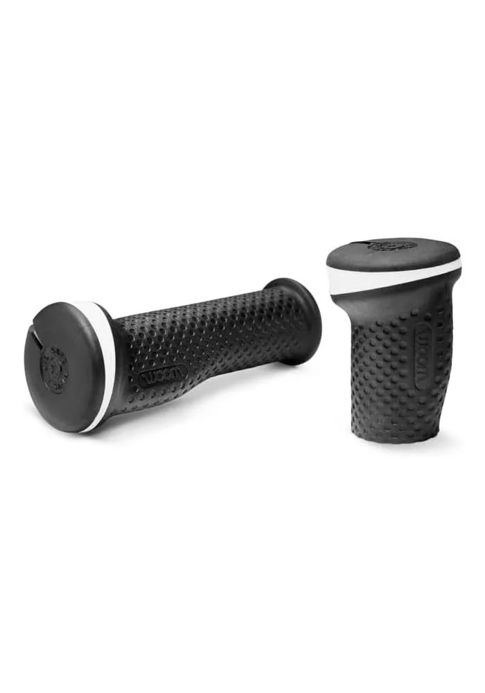 Premium Ergonomic Kids Bike Handlebar Grips - Anti-Slip Comfort Design for Children's Bicycles (Black, 1 Pair) 92bm8