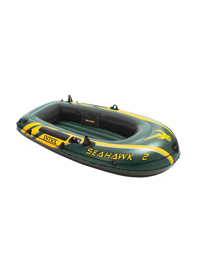 Premium Inflatable Boat 2-Person Raft Heavy-Duty Watercraft for Recreational Boating (236 cm x 114 cm) caeoo