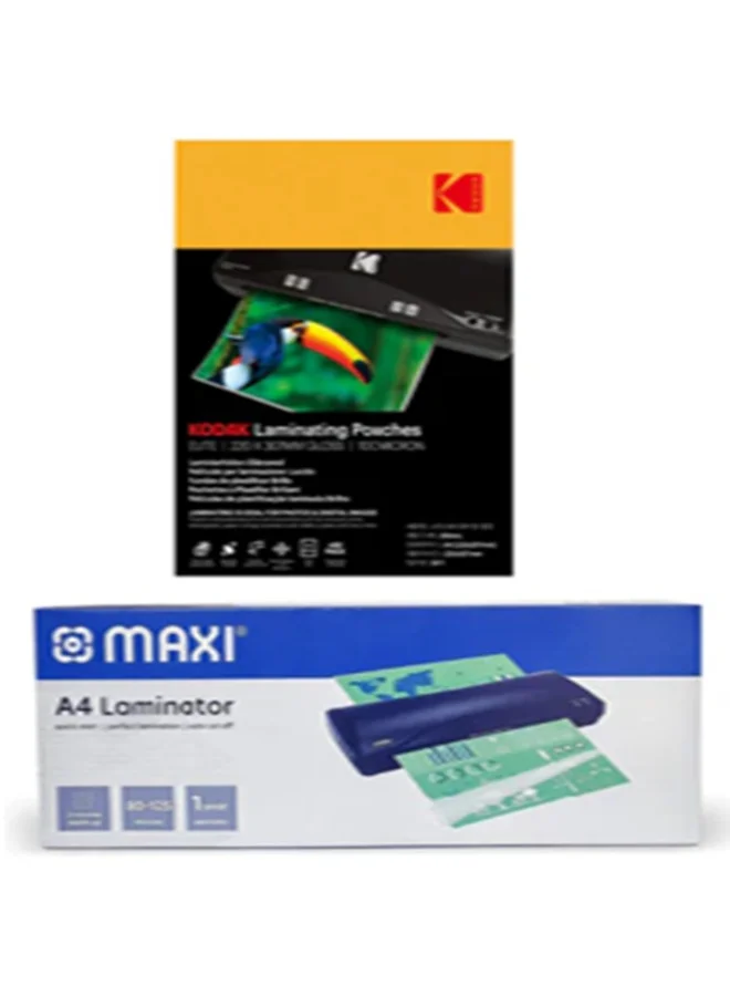Maxi A4 Lamination Machine Professional Thermal Laminator for Office and Home Use (Black, 230 mm) 2uea0