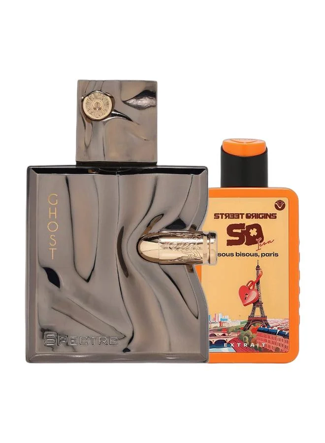 French Avenue Fragrance Duo Set Spectre Ghost EDP 80mL and Bisous Bisous Paris Extrait 75mL (For Women) czzcf