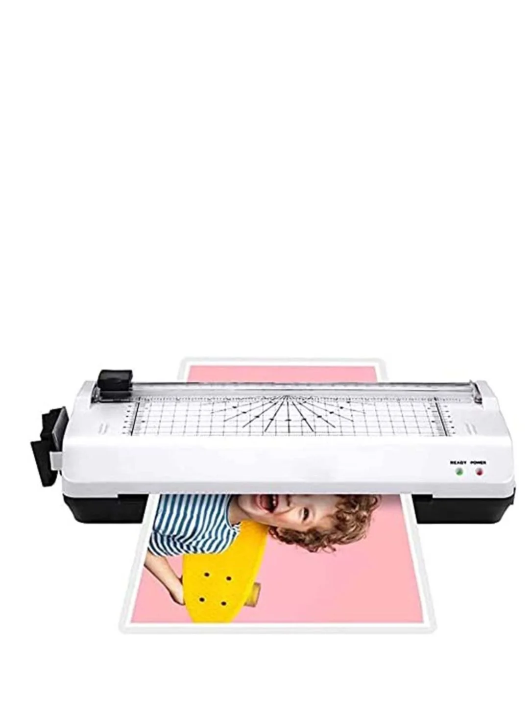 SYOSI A4 Thermal Laminator 5-in-1 Office Craft Machine with Paper Trimmer and Corner Rounder (A4 Size) 72i9b