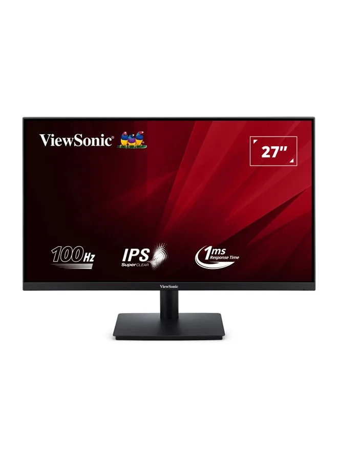 Premium 27-inch FHD LED Monitor 100Hz Borderless Display with 1ms Response Time and Eye-Care Technology (Black, 27-inch) 8kil9