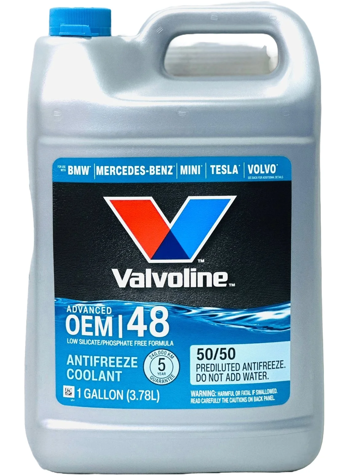 Valvoline Zerex OEM48 Advanced Antifreeze Coolant 50/50 Pre-Diluted Formula (3.78 L) ejnkl