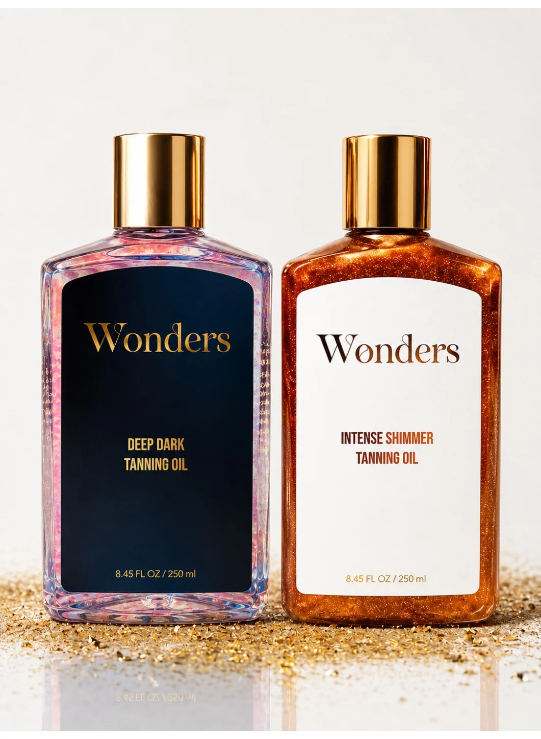 Wonders Ultimate Tan Bundle Deep Dark Shimmer and Tanning Oil Set (2-Piece, 200 mL) xf4l2
