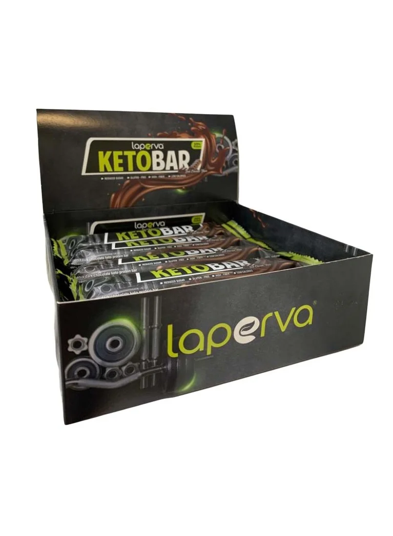 Laperva Keto Protein Bar White Chocolate & Blueberry Low Carb High Fiber Snack (20 Bars x 35g) wiu4i
