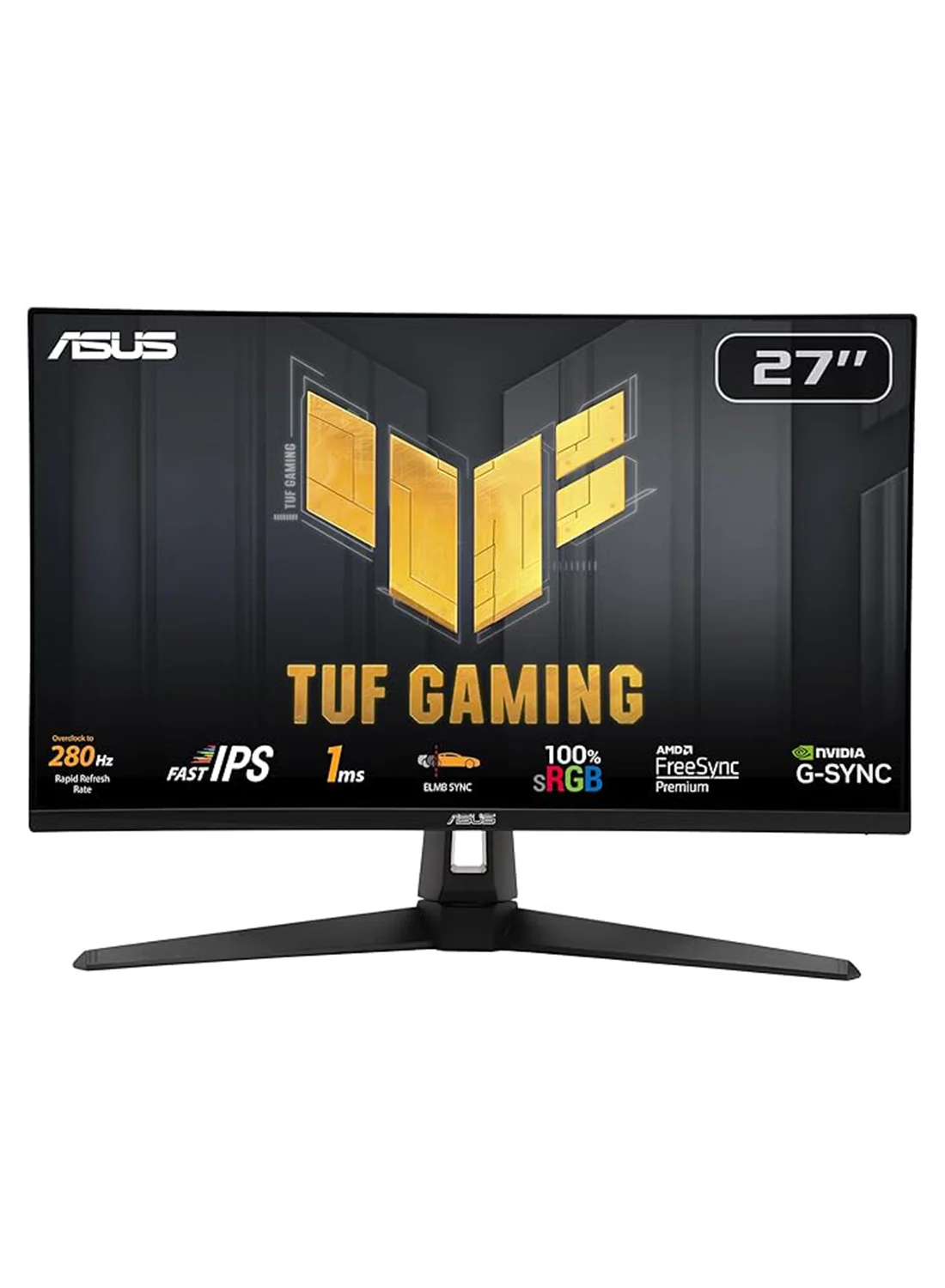 Premium 27-inch FHD Fast IPS Gaming Monitor 280Hz Refresh Rate 1ms Response Time (Black, 27 inch) d5mkn