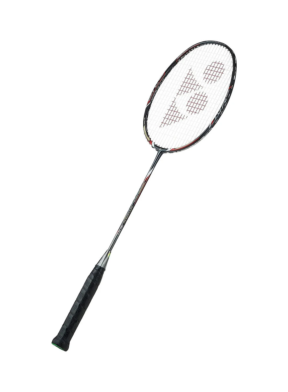 Premium Graphite Badminton Racket Lightweight Professional Sports Equipment (Grey Red, 85 g) 3q45t