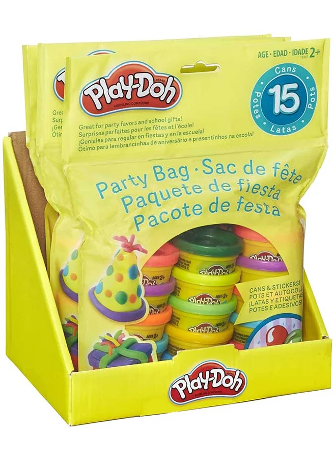 Creative Modeling Dough Party Bag Set (15-Pots, 28g Each) - Non-Toxic Craft Activity for Kids vont5