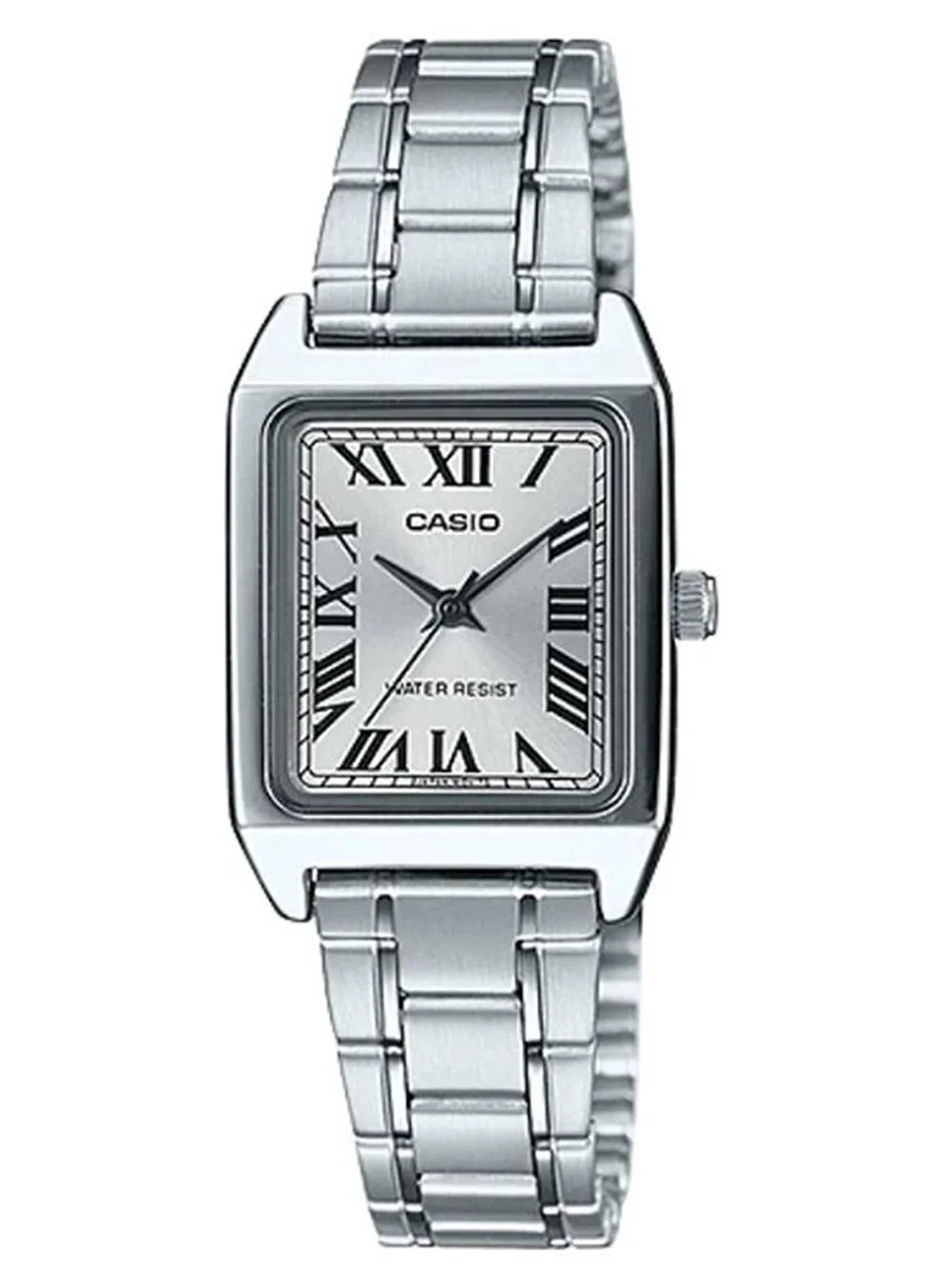 Premium Analog Wrist Watch for Women Stainless Steel Elegant Quartz Timepiece (Silver, One Size) tskmp