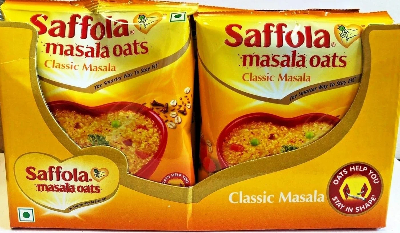 Saffola Classic Masala Oats Premium Savory Breakfast Cereal (40 g, Pack of 6) f0o1k