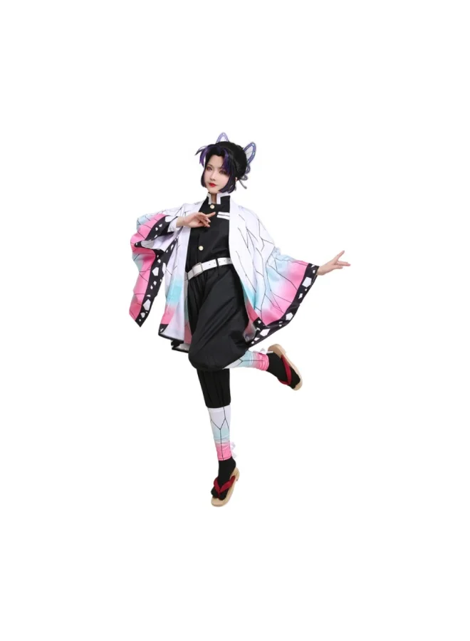 ESPADA ART Shinobu Cosplay Costume Premium Anime Character Outfit for Adults (One Size) zcbcy