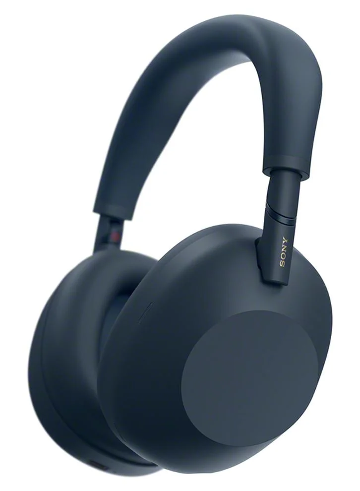 Premium Wireless Over-Ear Noise Cancelling Headphones, Hi-Res Audio with Foldable Design and Bluetooth Multipoint (Midnight Blue) t58pn