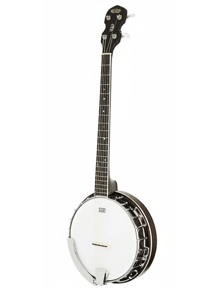 Megarya 5-String Banjo Musical Instrument Professional Acoustic Folk Banjo (Full Size) rx776