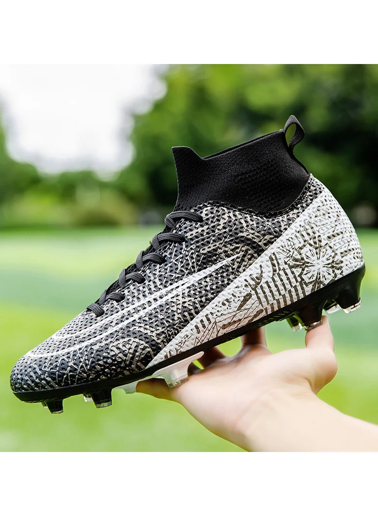 AUTOYSUR Professional Football Boots High Ankle Non-Slip Soccer Cleats for Men and Women (Unisex, Adult) 9oijv