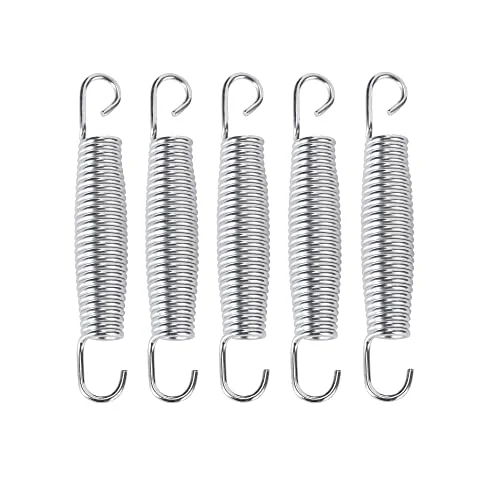 ANSERSTO Trampoline Springs Replacement Set (Heavy-Duty Galvanized Steel, 5.5 Inch, 5 PCS) rl4ax