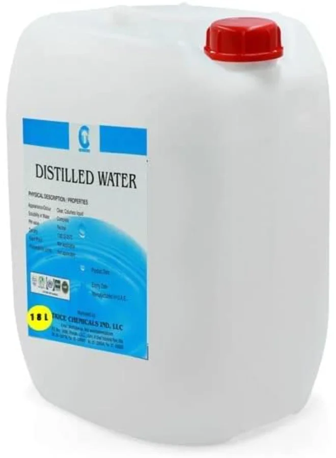 Thrill Distilled Water Premium Purified Liquid for Steam Irons CPAP Machines and Car Batteries (5 L) nz2j2