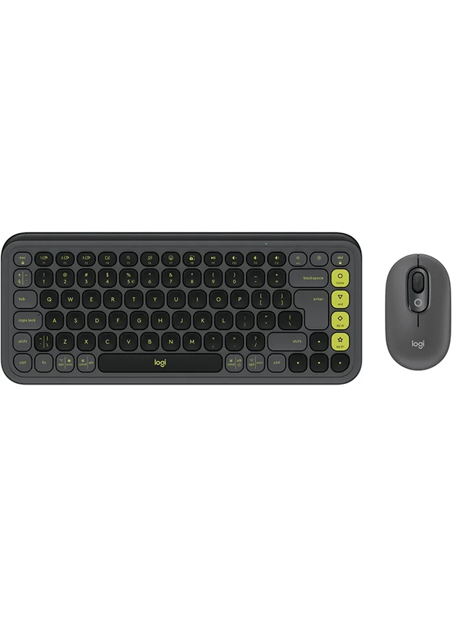 Wireless Keyboard and Mouse Combo Premium Bluetooth Multi-Device Connectivity (Graphite, 1 Set) rnqaa