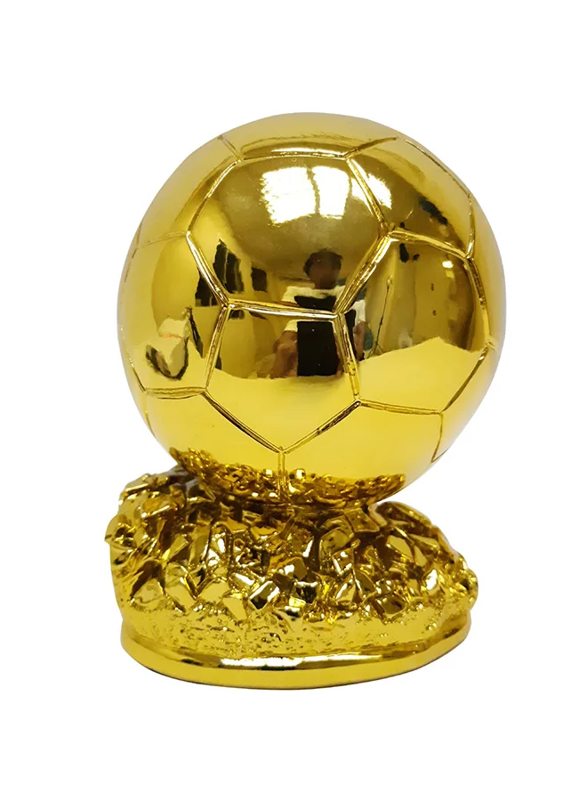 Loquat Football Trophy Premium Resin Award Statue for Sports Tournaments (18x18x7 cm) ea5pe
