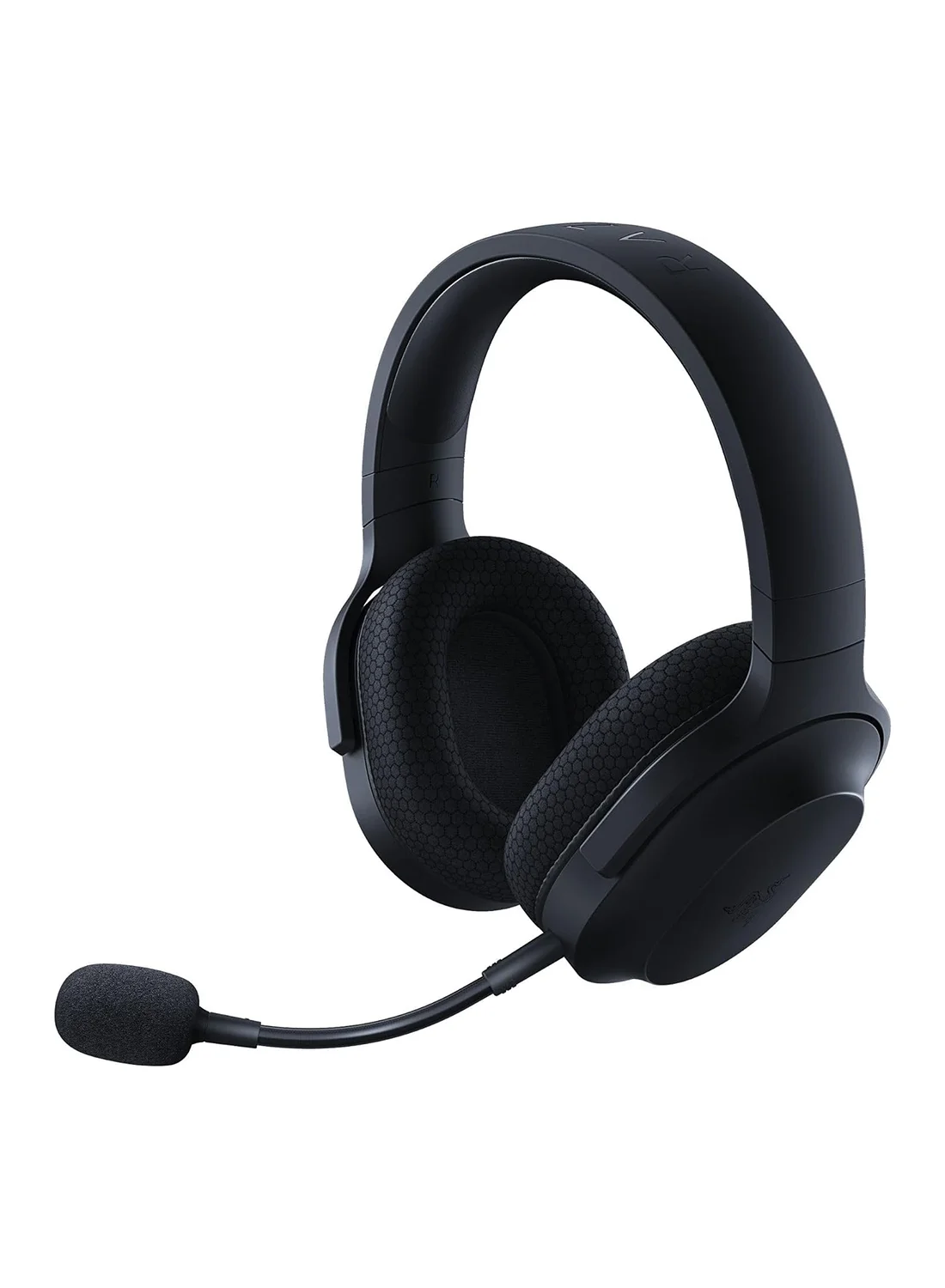 Premium Wireless Multi-Platform Gaming Headset with Dual Wireless Connectivity and Ergonomic Lightweight Design (Black, 250g) hrglx