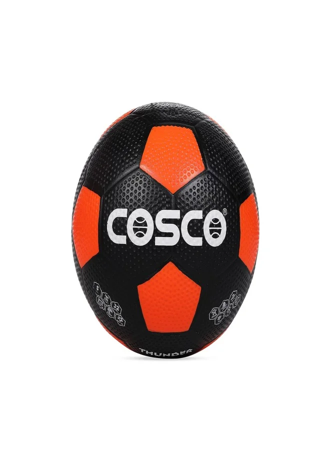 Premium Thunder Football Training Ball (Multicolour, Size 5) xrum0