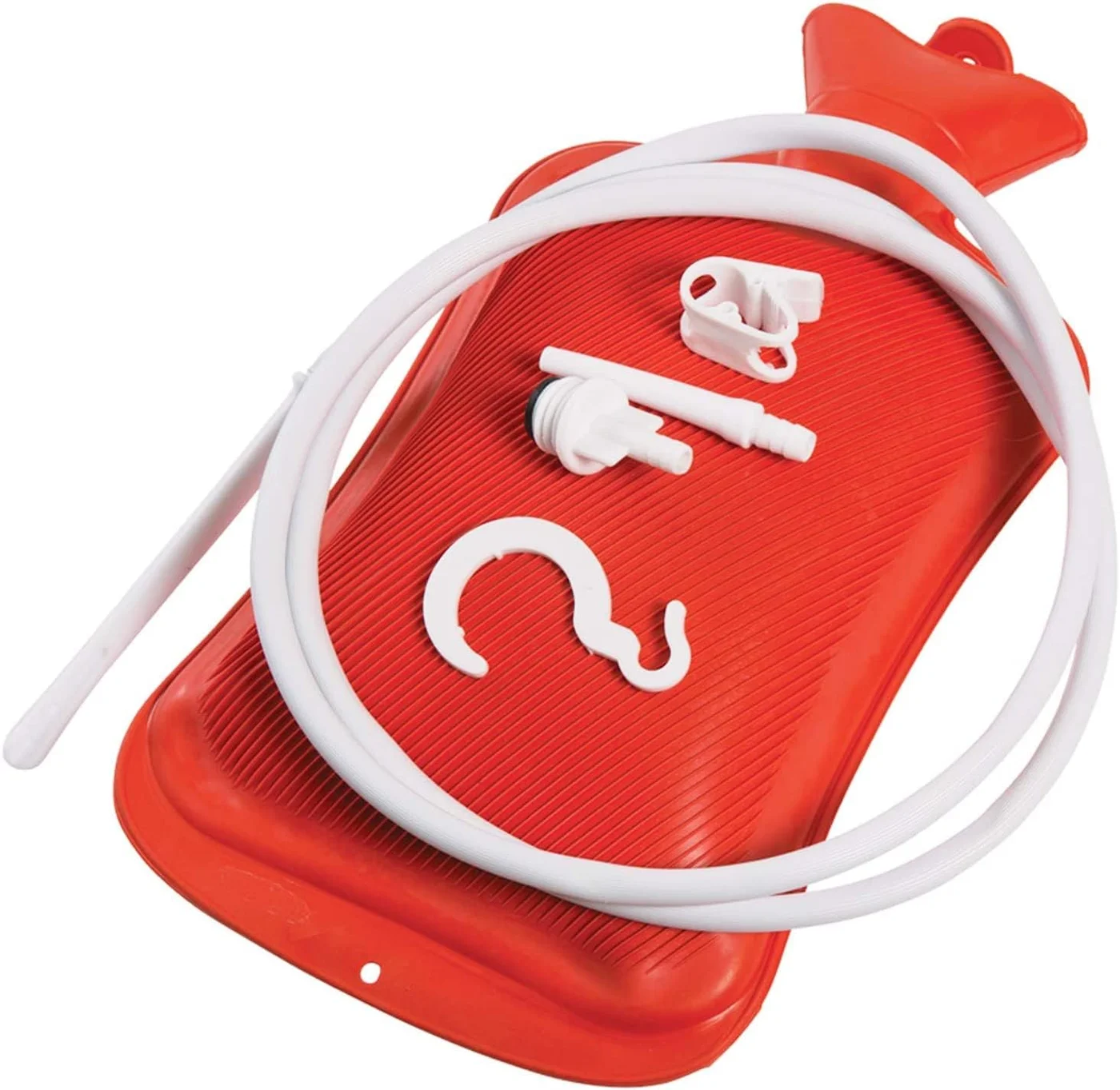 MABIS Reusable Hot Water Bag and Personal Care Kit for Comfort and Relief (Red, 1.9 L) m16ie