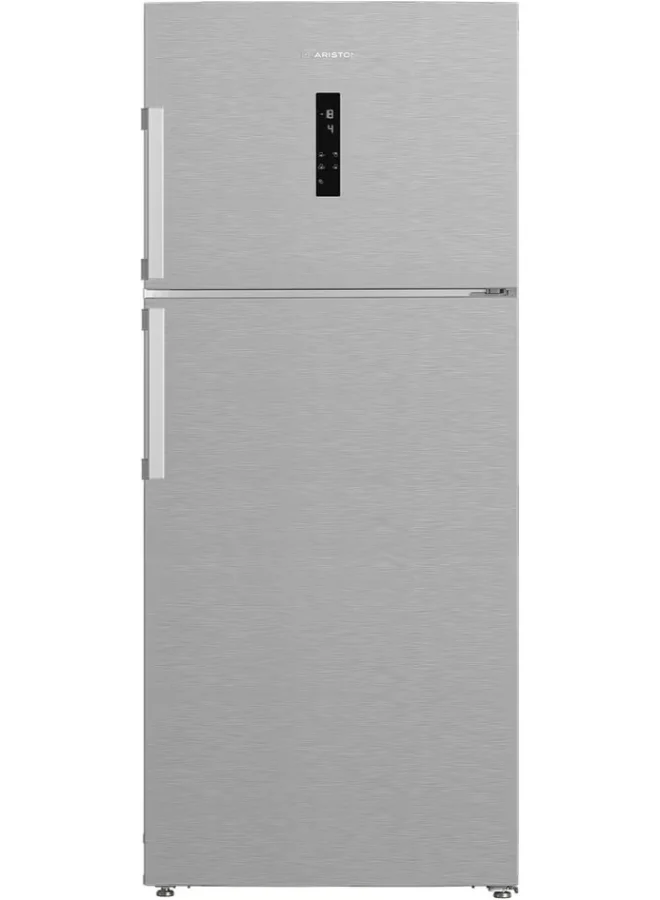 Premium Double Door Top Mount Refrigerator with Inverter Compressor and No Frost Technology (Titanium Inox, 405L Net Capacity) 4l7yr