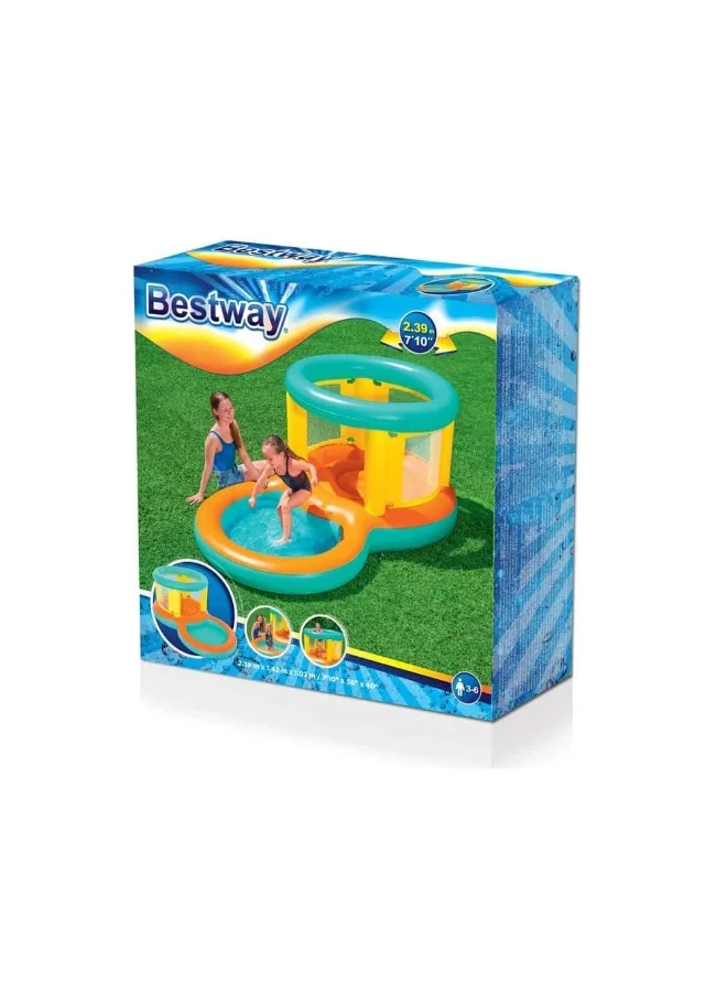 Inflatable Bouncer and Play Pool for Kids (239 x 100 x 142 cm) 2tpan