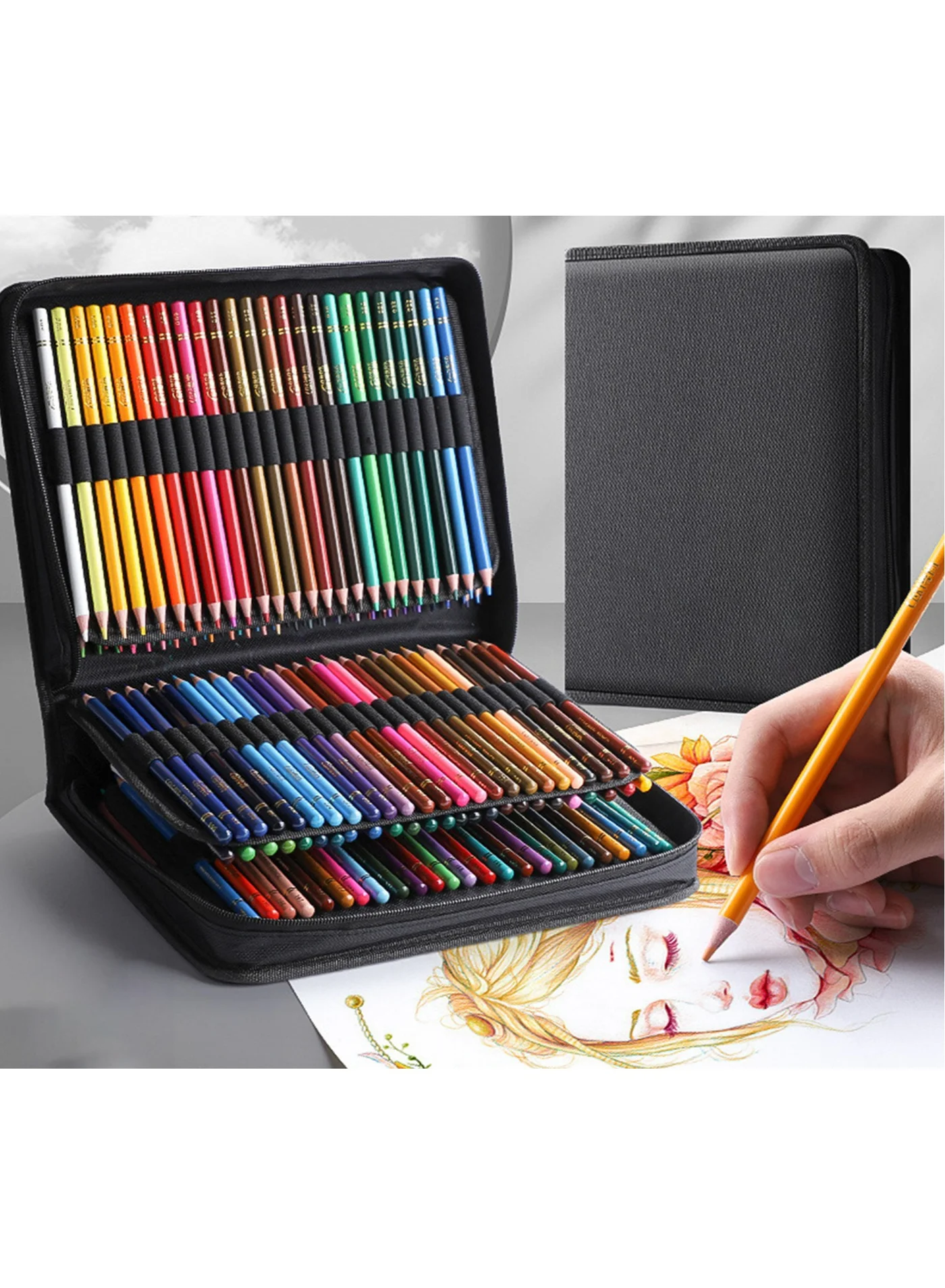 Teuuea Colored Pencils Set, Premium Soft Core Wooden Drawing Pencils for Artists and Beginners (120 Pieces) htars